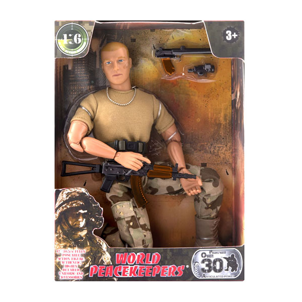 Игровой набор - Универсальный солдат, 1:6, 6 видов  